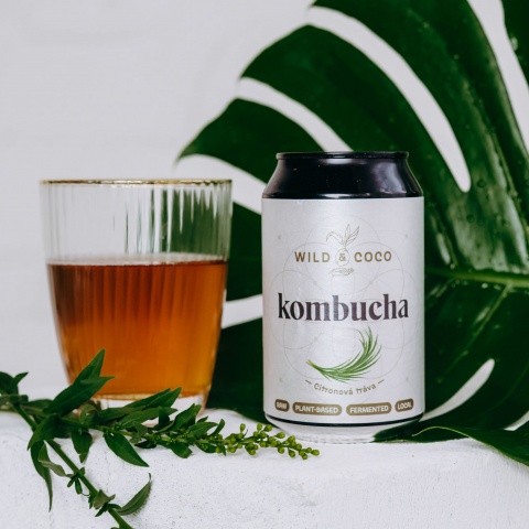 Kombucha – Citrónová tráva