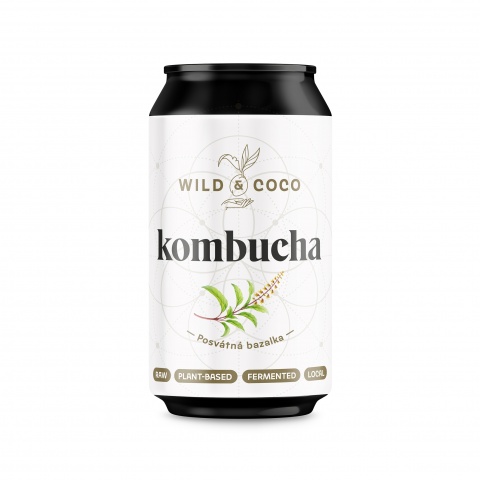 Kombucha – Posvátná bazalka (Tulsi)
