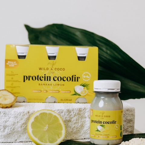 Protein Cocofir Banane Zitrone BIO 6 Stück