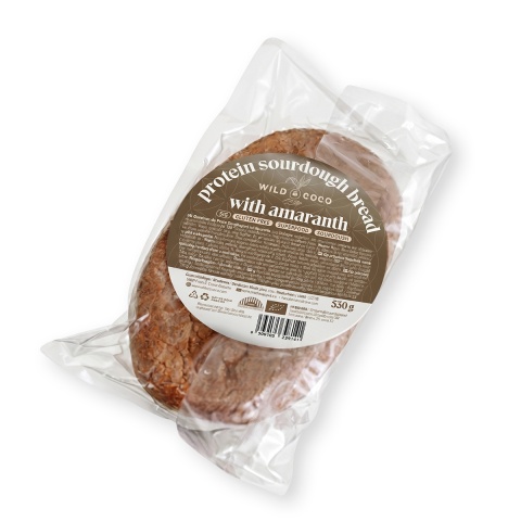 Proteínový kváskový chlieb s amarantom 530g