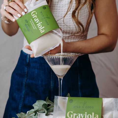 Rohes Graviola-Püree