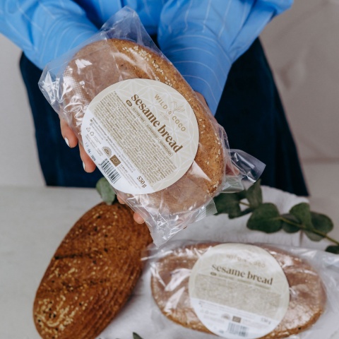 Sezamový kváskový bezlepkový chlieb BIO 530g