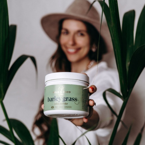 Sušená šťava z mladého jačmeňa BIO