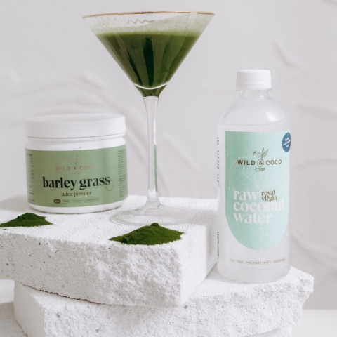 Sušená šťava z mladého jačmeňa BIO