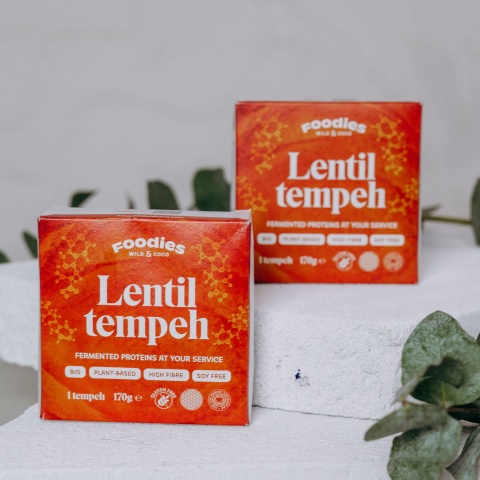 Tempeh čočkový natural BIO 170gr