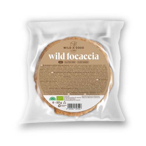 Wild Focaccia BIO 4 ks (mrazené)