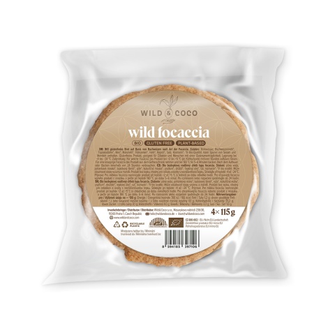 Wild Focaccia BIO 4 ks (mrazené)