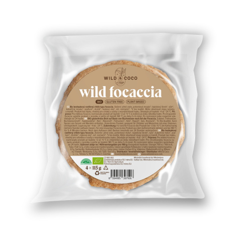 Wild Focaccia BIO 4 Stück (tiefgefroren)